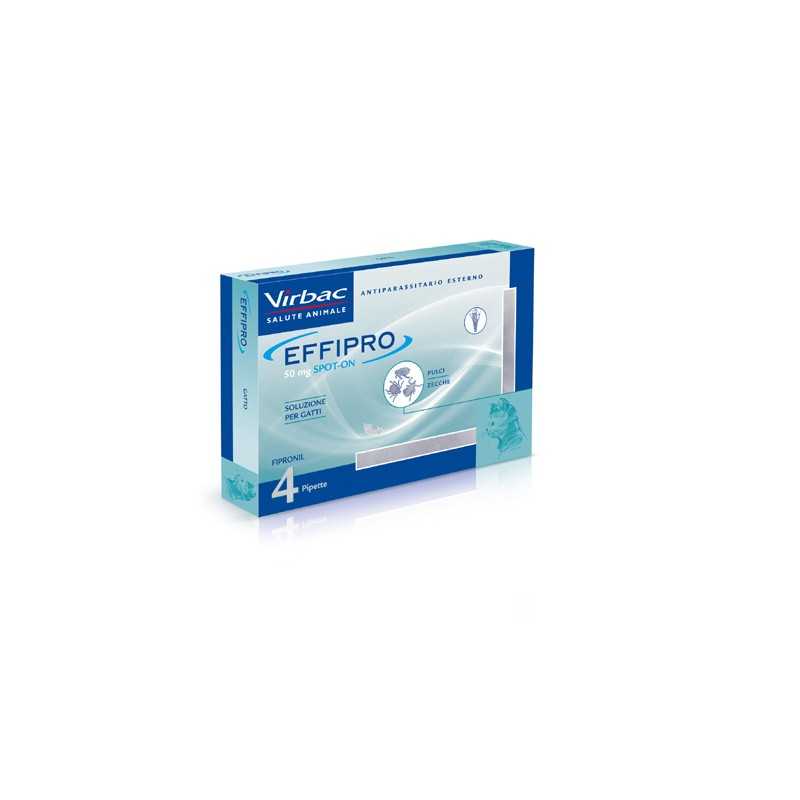 Virbac Effipro Gatto Spot-On 50 mg 4 Pipette