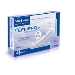 Virbac Effipro Cane Da 10 A 20 kg 4 Pipette Spot-On