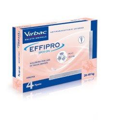 Virbac Effipro Cane Da 20 A 40 kg 4 Pipette Spot-On