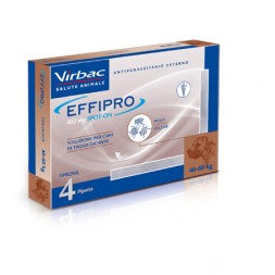 Virbac Effipro Cane Da 40 A 60 kg 4 Pipette Spot-On