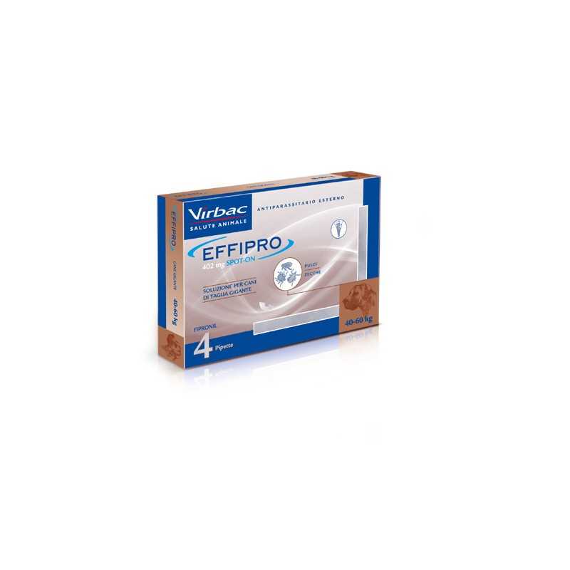 Virbac Effipro Cane Da 40 A 60 kg 4 Pipette Spot-On