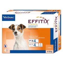 Virbac Effitix Small 4 Pipette Cani 4-10 kg