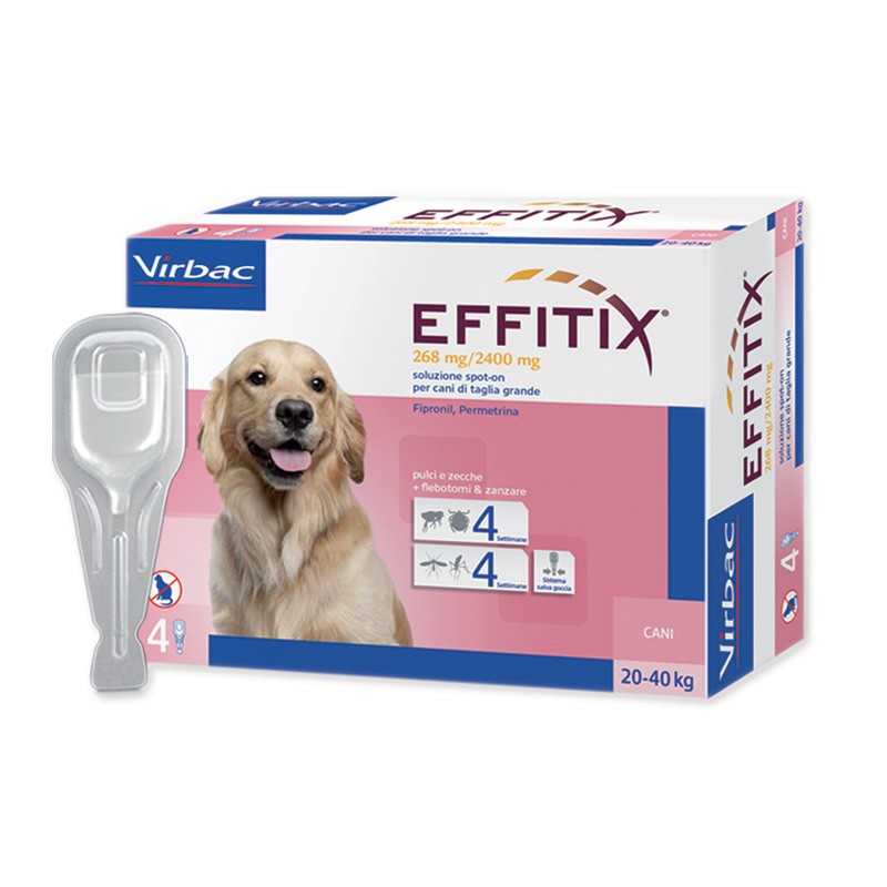 Virbac Effitix Large 4 Pipette Cani 20-40 kg