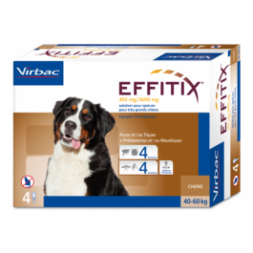 Virbac Effitix Extra Large 4 Pipette Cani 40-60 kg
