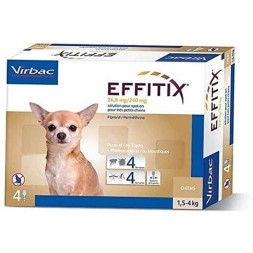 Virbac Effitix Toy 4 Pipette Cani 1,5-4 kg