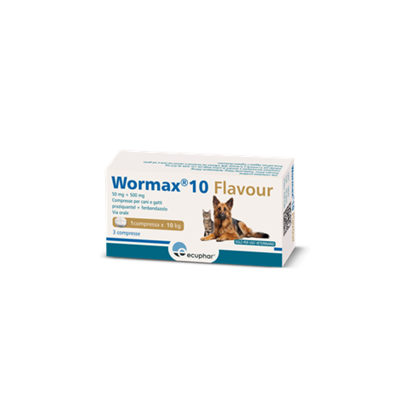 Ecuphar Wormax 10 Flavour 3 compresse