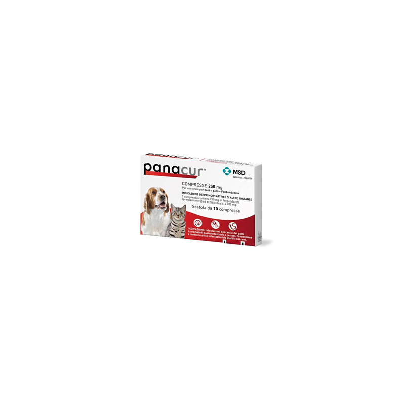 MSD Panacur 10 compresse Forte 500 mg