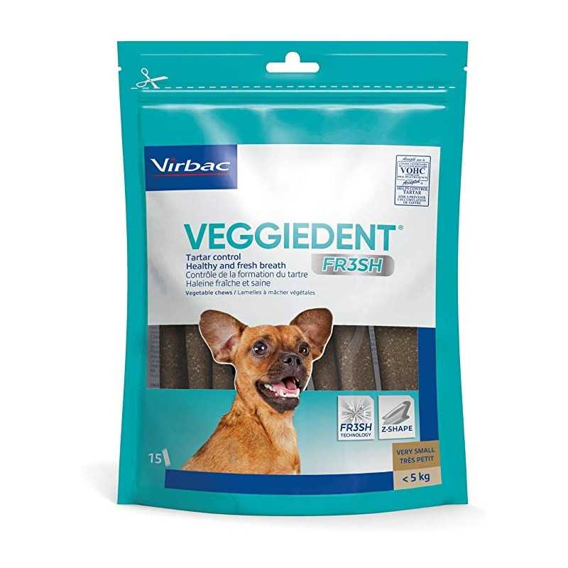 Virbac Veggiedent FR3SH XS Sotto i 5 Kg 15 Stick