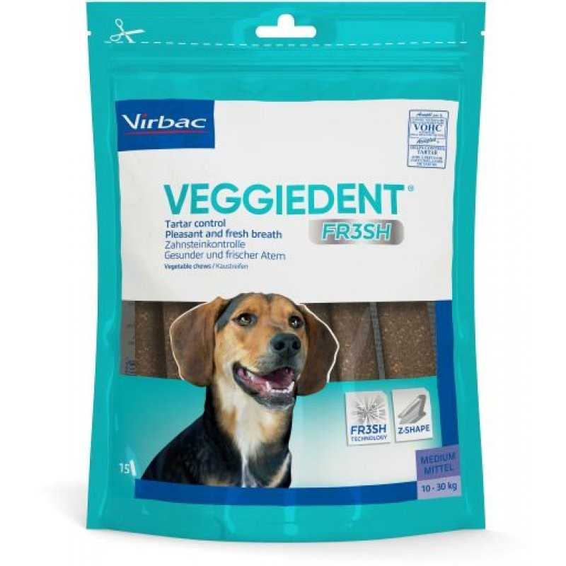 Virbac Veggiedent FR3SH M 10-30 kg 15 stick