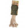 Gioco Polpo In Cuoio E Juta Farm Company Green 40 cm