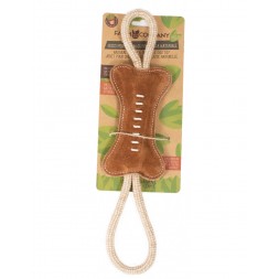 Gioco Osso In Cuoio E Juta Farm Company Green 37 cm