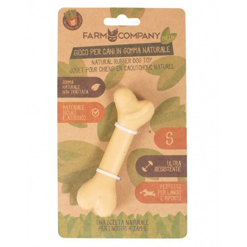 Gioco Osso In Gomma Naturale Farm Company Green