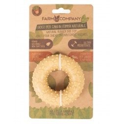 Gioco Ciambella In Gomma Naturale Farm Company Green