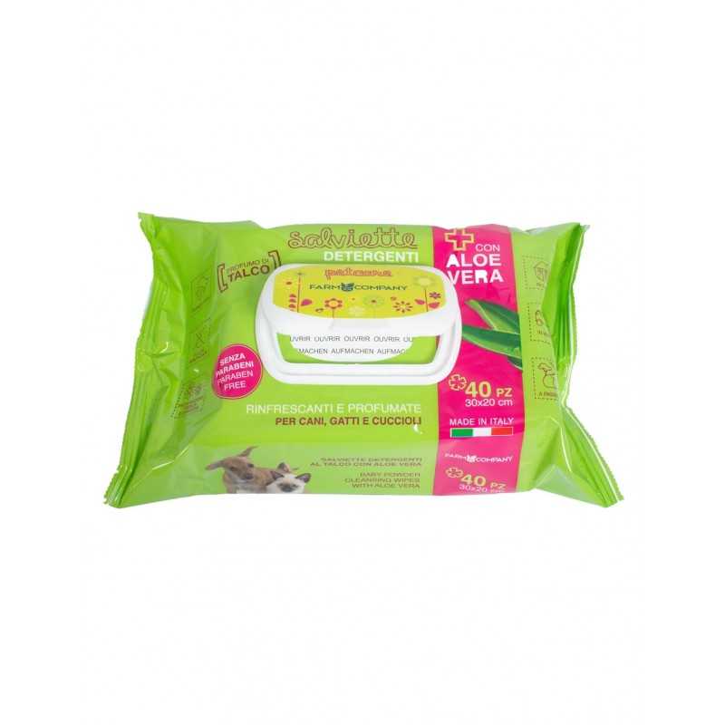 Salviette Umidificate Detergenti 40 Strappi Farm Company