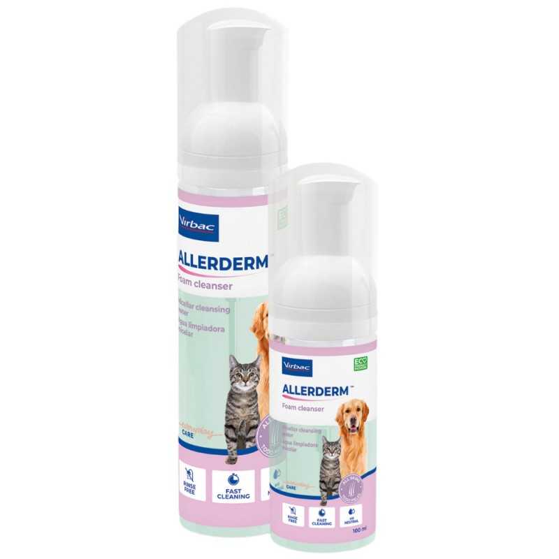 Virbac Allerderm Foam Cleanser 100 ml e 200 ml