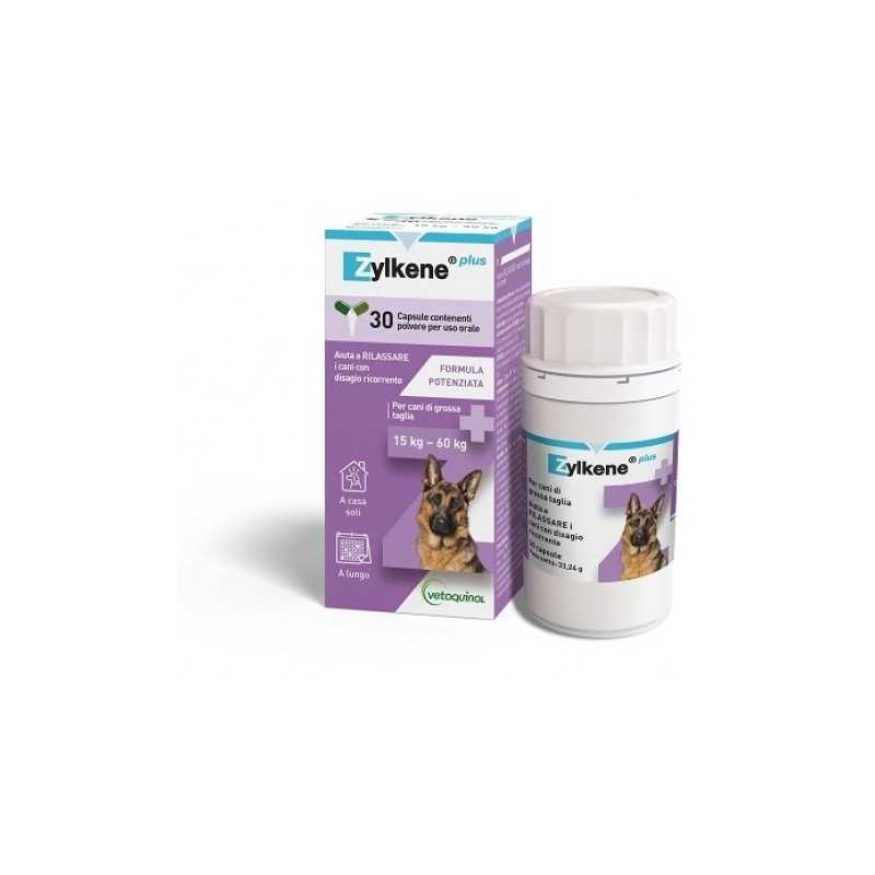 Zylkene Plus 450 mg 30 Capsule Per Cani Da 15 A 60 kg