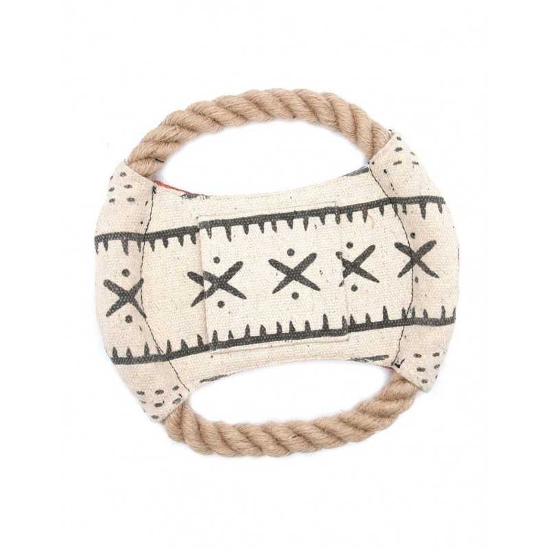 Gioco Frisbee Con Tasca Portasnack In Juta E Cotone Farm Company Green | FarmaPet