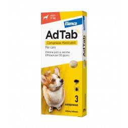 AdTab Cani 5,5-11 kg - 3 Compresse Masticabili