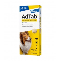 AdTab 3 Compresse Masticabili Per Cani 22-45 kg