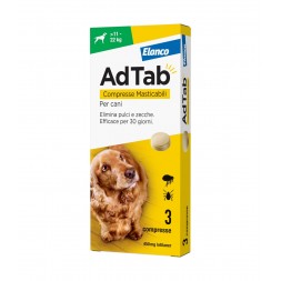 AdTab 3 Compresse Masticabili Per Cani 11-22 kg