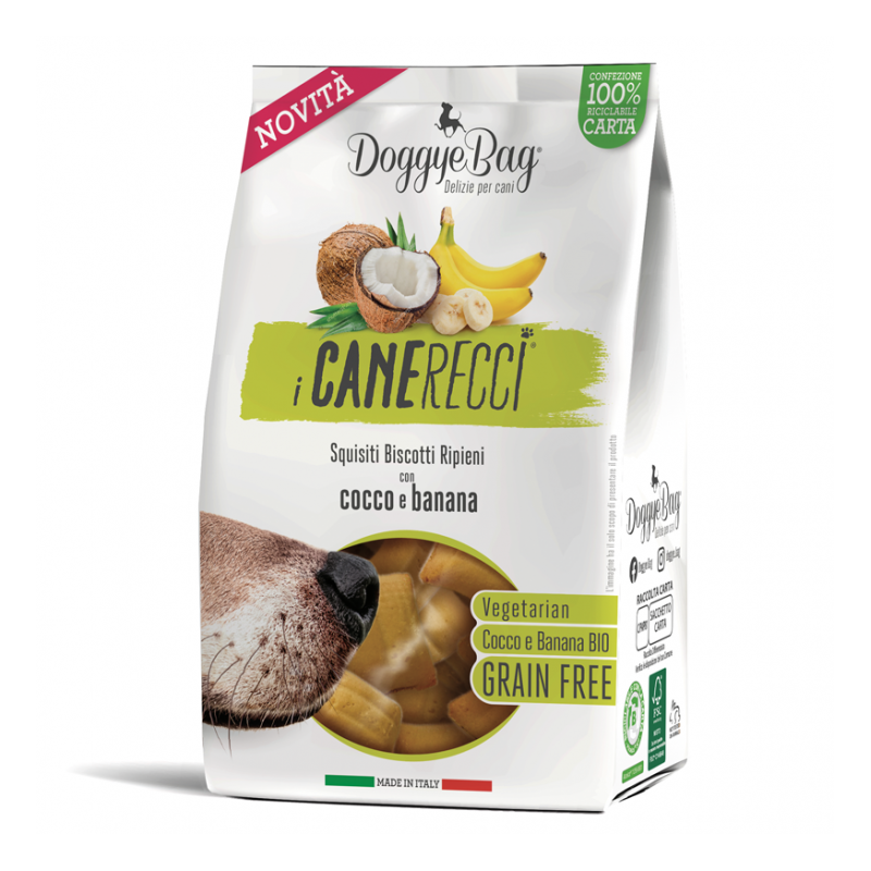 DoggyeBag I Canerecci Cocco e Banana 180 gr