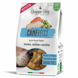 DoggyeBag I Canerecci Salmone Storione e Zucchine 180 gr