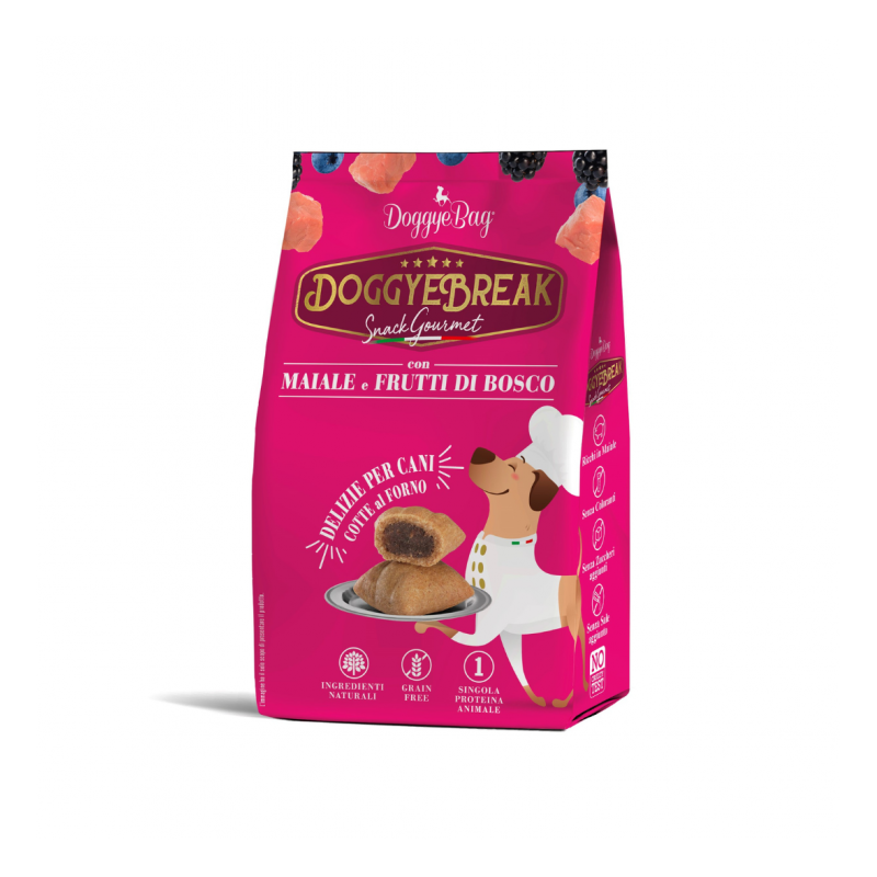 DoggyeBreak con Maiale e Frutti di Bosco