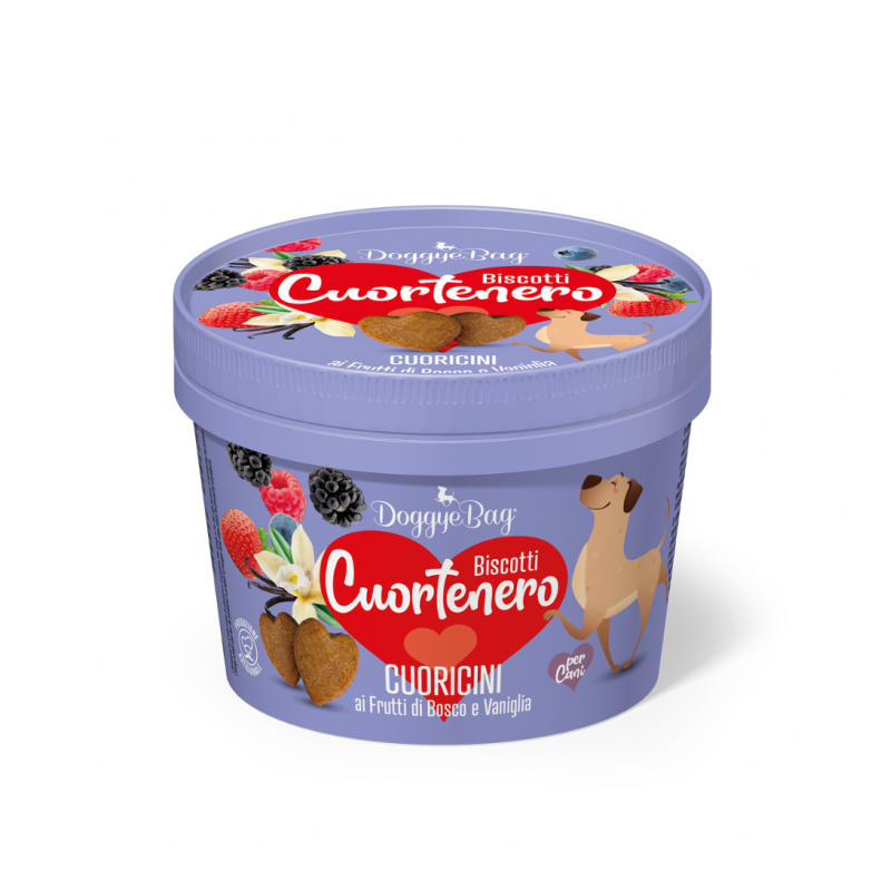 Doggyebag Cuortenero Cuoricini con Frutti di Bosco e Vaniglia