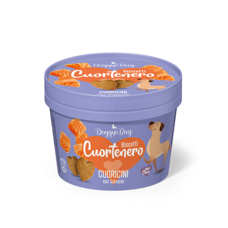 Doggyebag Cuortenero Cuoricini con Salmone