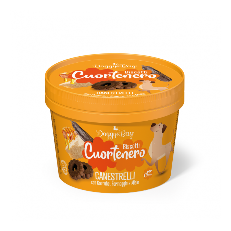 Doggyebag Cuortenero Canestrelli con Carrube Formaggio e Miele