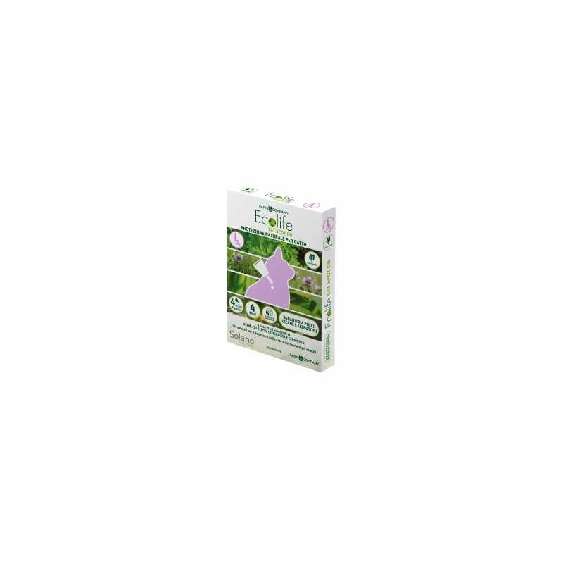 Ecolife 4 Pipette Spot-on per Gatti Protezione Naturale