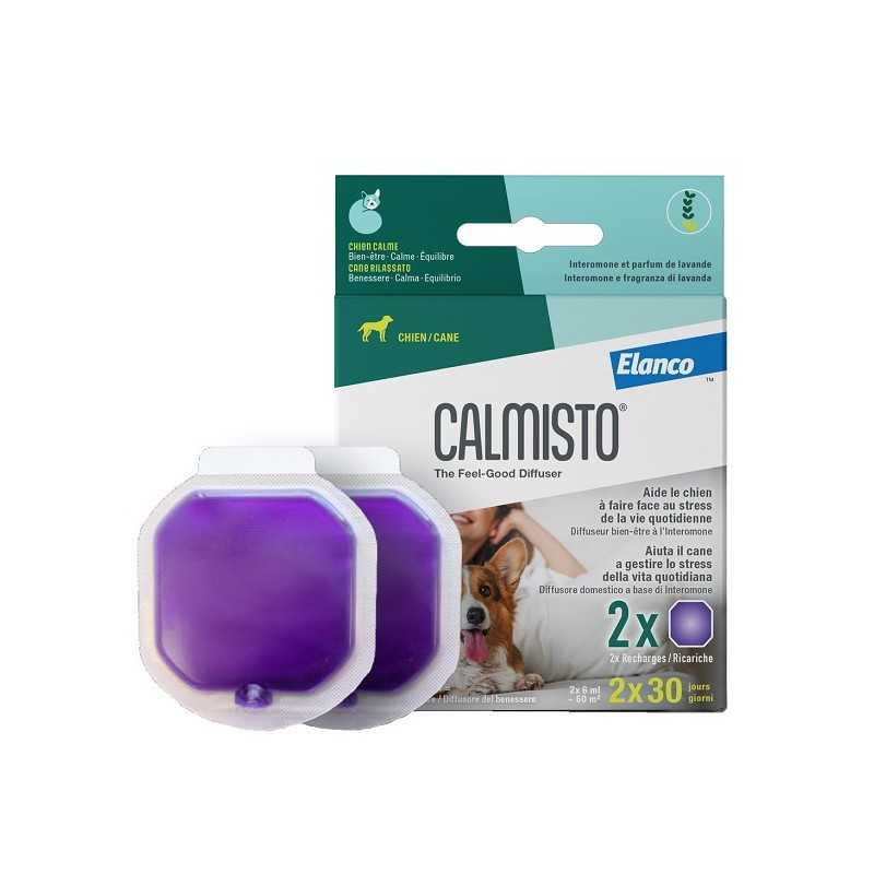 Calmisto Cane 2 Ricariche per Diffusore - Aiuta il cane a gestire lo stress della vita quotidiana