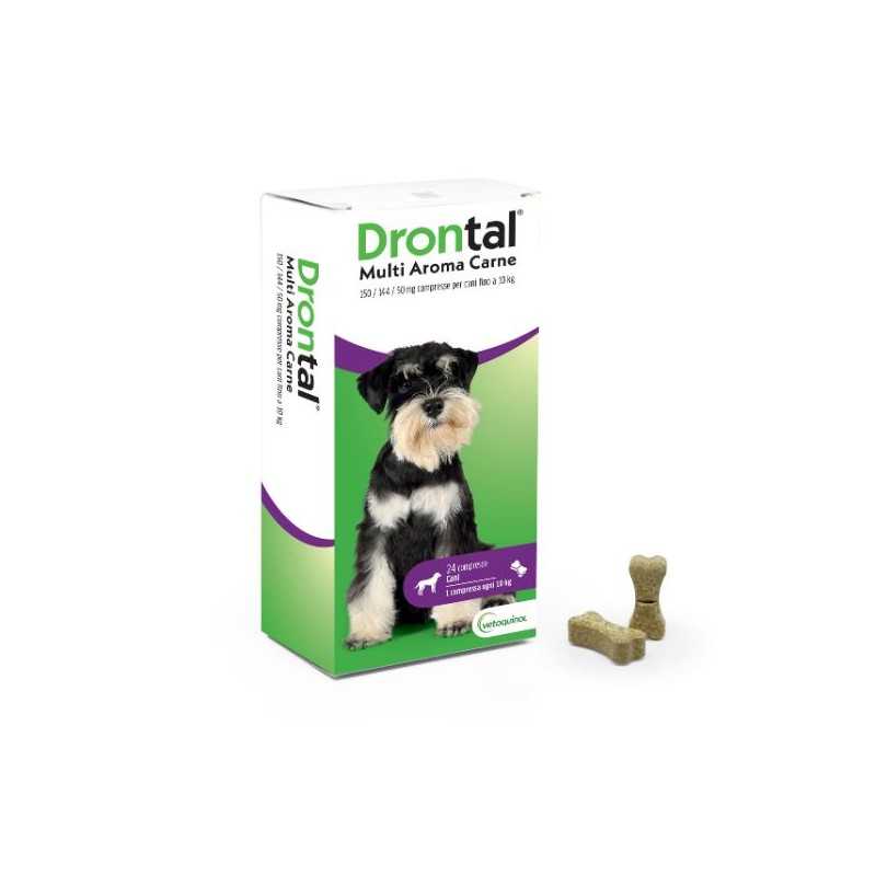 Drontal Cane Multi Aroma Carne 24 Compresse