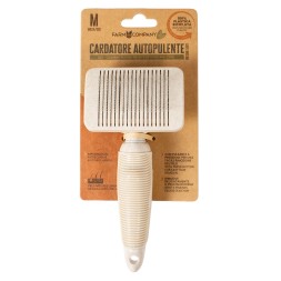 Cardatore Autopulente E Manico Antiscivolo Large Plastica Riciclata
