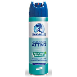 Elanco Deodorante Attivo Muschio Bianco 250 ml Sano E Bello | FarmaPets