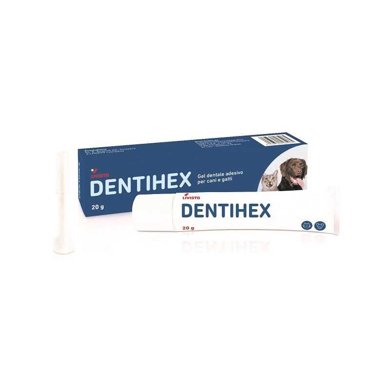 Dentihex Gel Dentale Adesivo Cani e Gatti 20 gr
