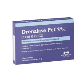 Drenalase Pet Mini 20 Compresse Cane e Gatto