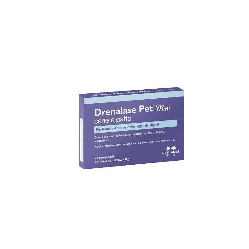 Drenalase Pet Mini 20 Compresse Cane e Gatto