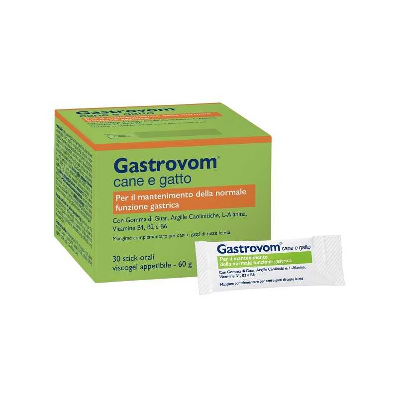 Gastrovom Cane e Gatto Gel Appetibile 30 Stick Orali