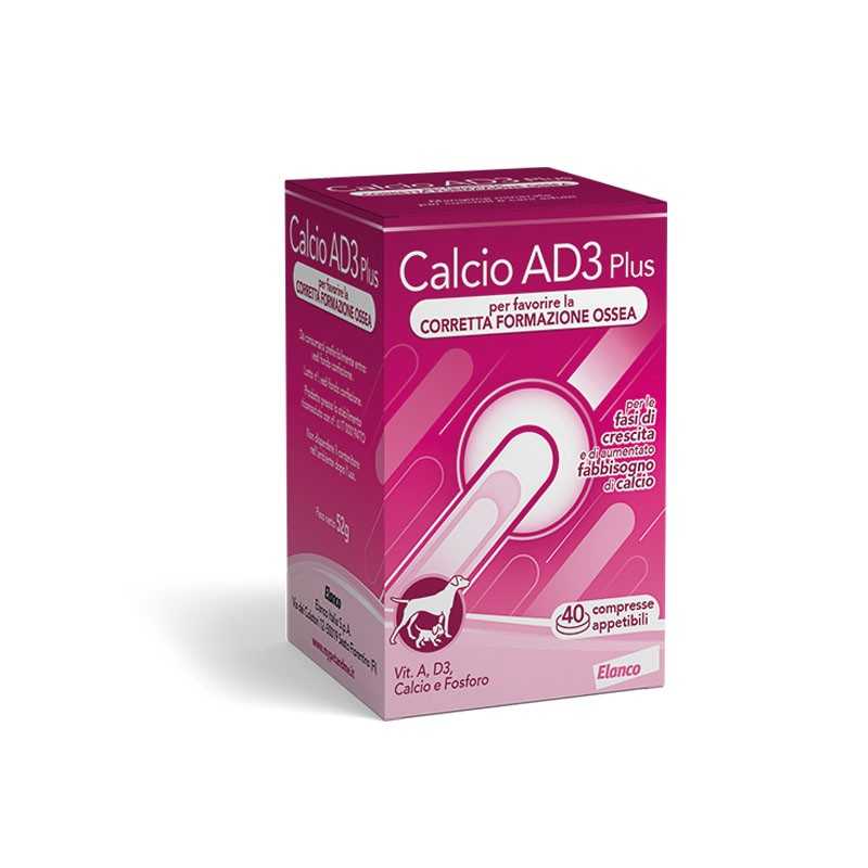Elanco Calcio Ad3 Plus 40 Compresse