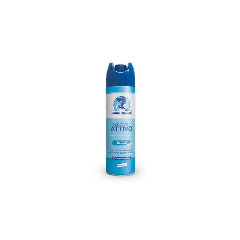 Elanco Deodorante Talco Attivo 250 ml Sano E Bello