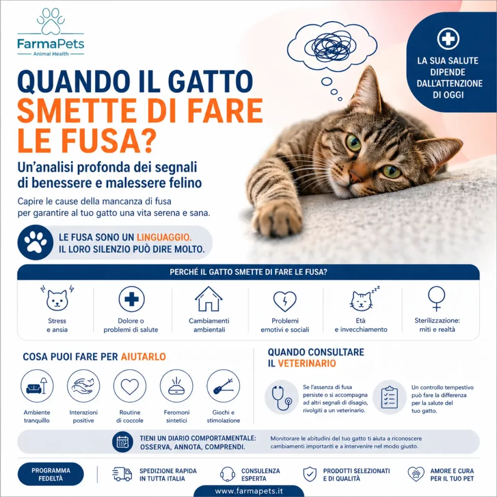 Gatto che non fa più le fusa