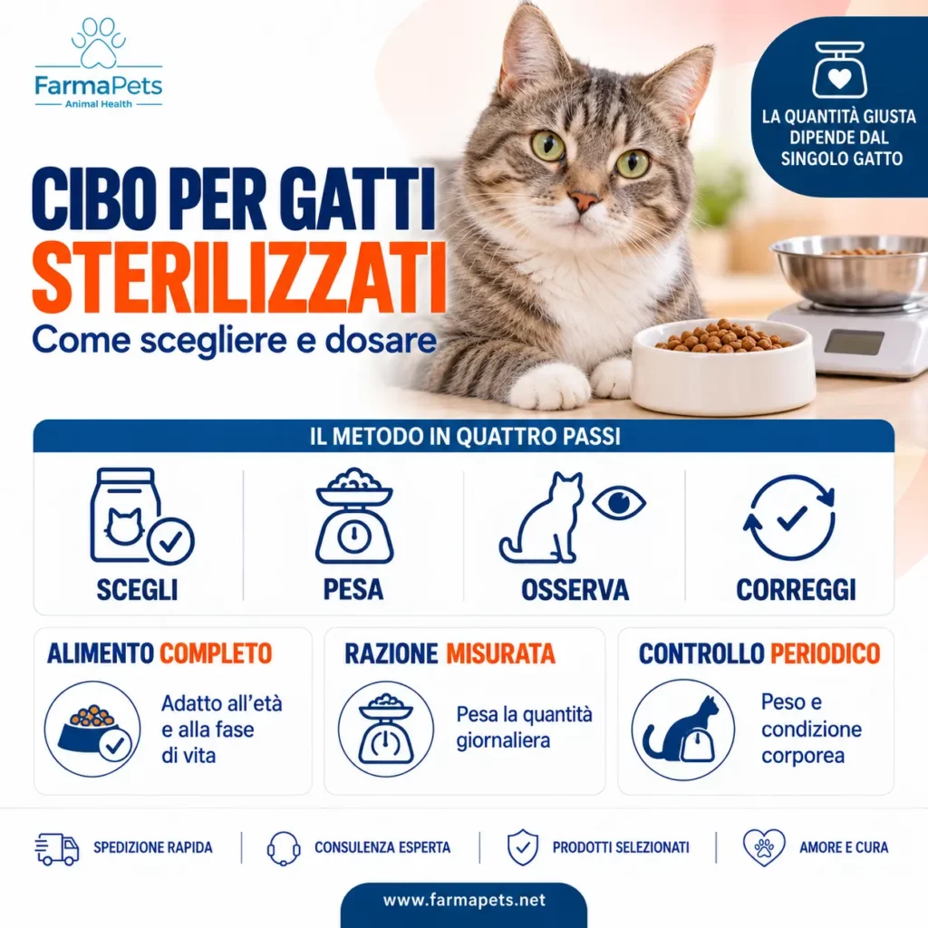 Che cibo dare al gatto sterilizzato